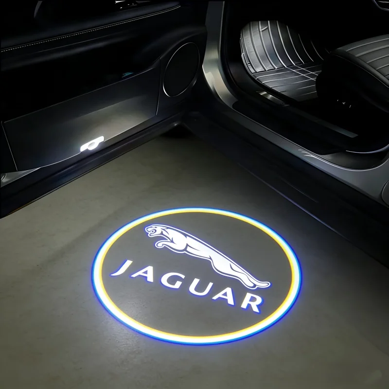 

2/4pcs High Quality Led Emblem Car Door Light Luces Projector for Jaguar NEW XF XFL F-PACE 2021 2022 2023 2024 2025 Logo Lights