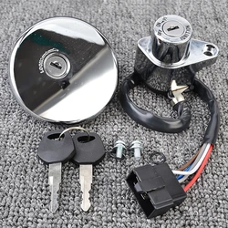 27005-1188 Ignition Switch Fuel Cap Seat Lock For Kawasaki EN500 VN800 Vulcan 500 800 Classic Drifter LTD 2001-2009 27005-1204