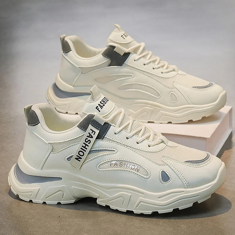 Men's Spring 2026 New Mesh Breathable Casual Sneakers Anti-Slip Sport Shoes Comfortable Lightweight Airy Sneakers for Men