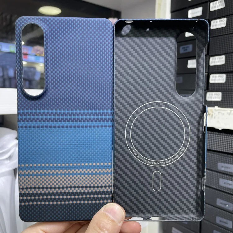 

Case for Sony Xperia 1-VII 1-VI Real Carbon Fiber Shockproof Protective Cover for Sony Xperia 1VII Carbon Case Fundas