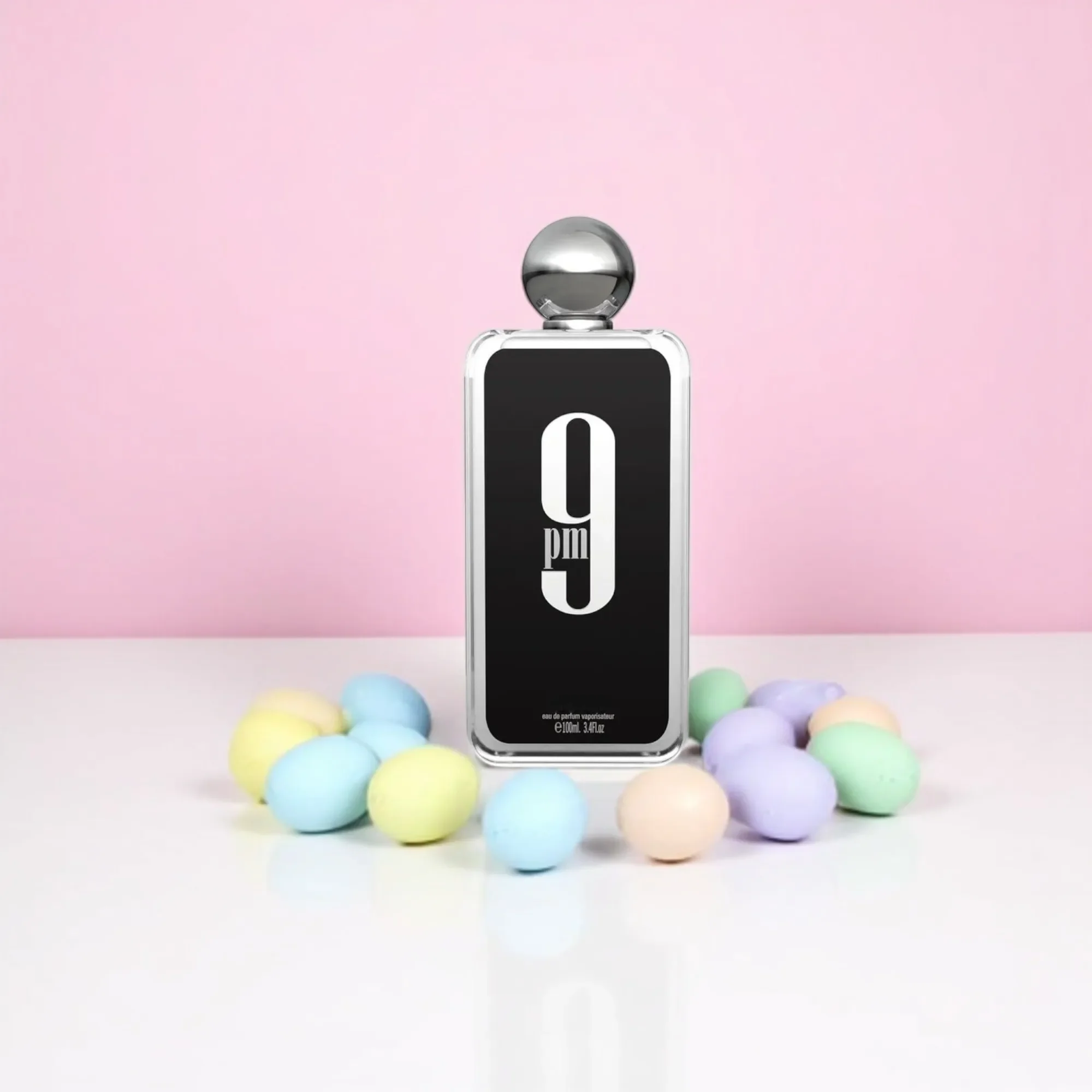 Afnan 9PM EDP para hombres 3,4 oz – Colonia de larga duración de vainilla dulce ámbar, regalo perfecto para Halloween y Navidad