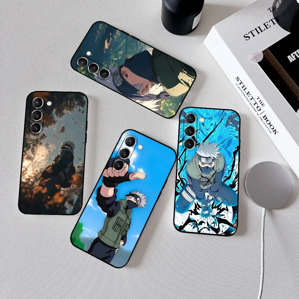 

J-HatakeR F-KakashiS Phone Case Black Ultra-thin Shockproof Case For Samsung S24/S25/S22/S30/Note20/Lite/Ultra/5G/Plus/FE
