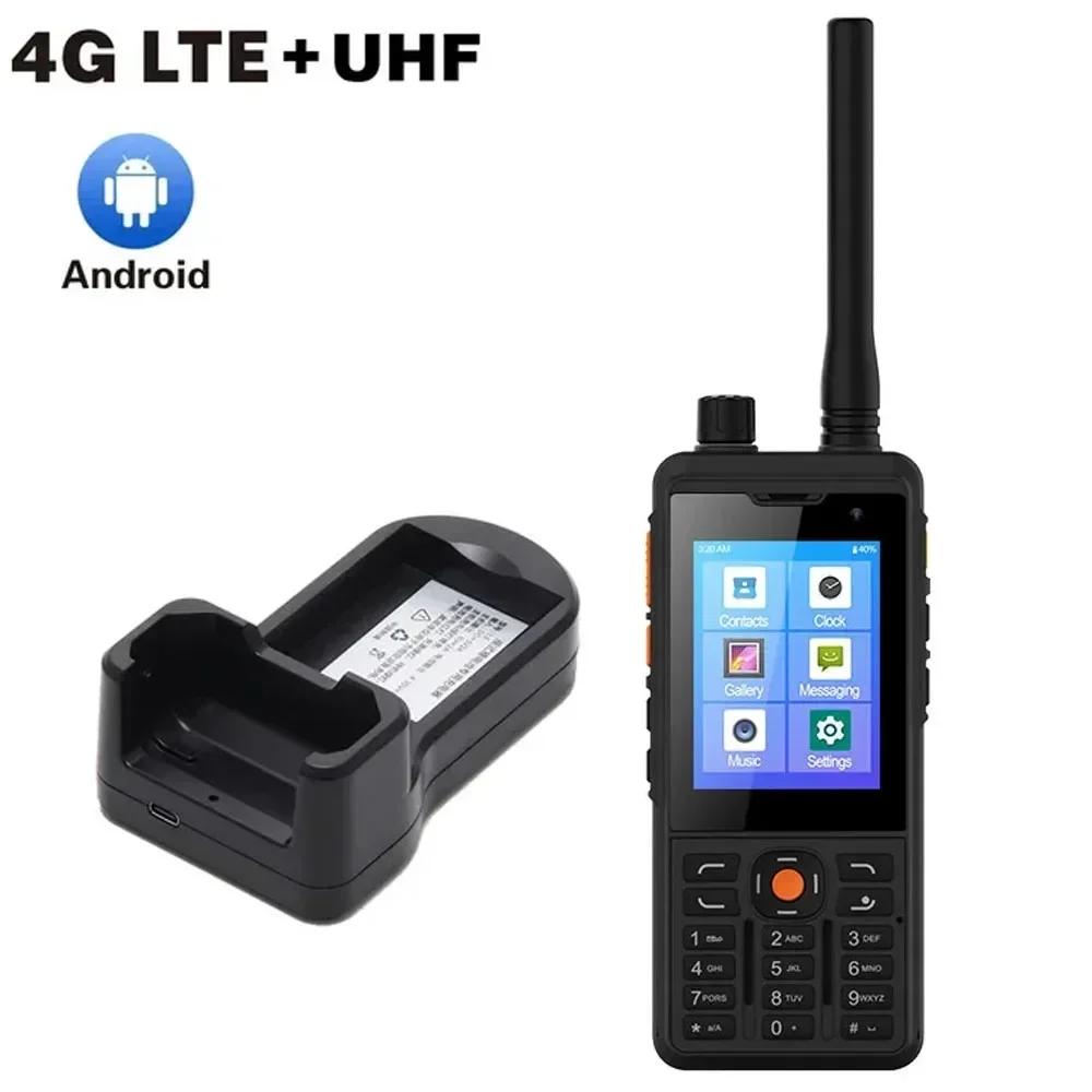 ANYSECU P5 4G Network Radio Android 9.0 WIFI GPS Mobile Phone UHF Analog Walkie Talkie Work With REAL-PTT ZELLO