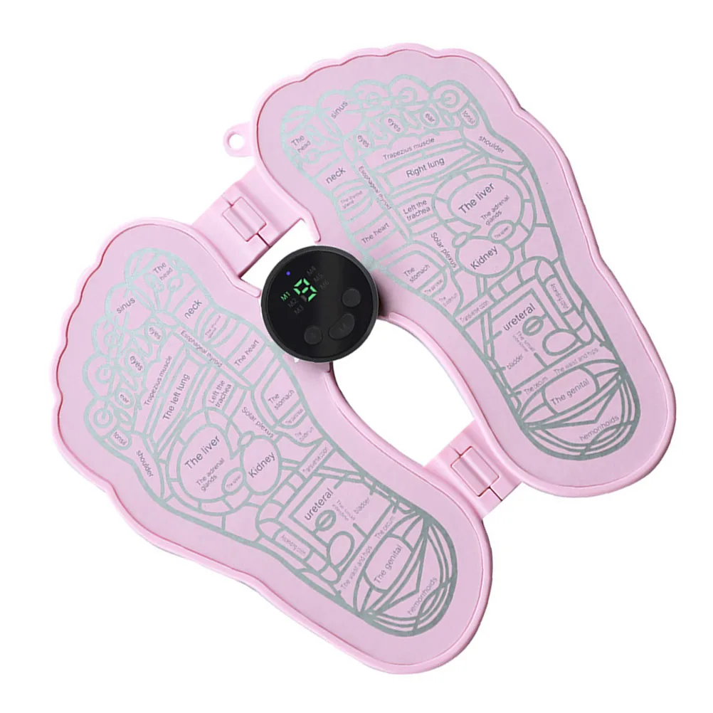 

1 set 1 Set Massage Pad Electric Foot Massager Portable Feet Care Machine Usb Rechargeable Foot Stimulator Therapy Massager For