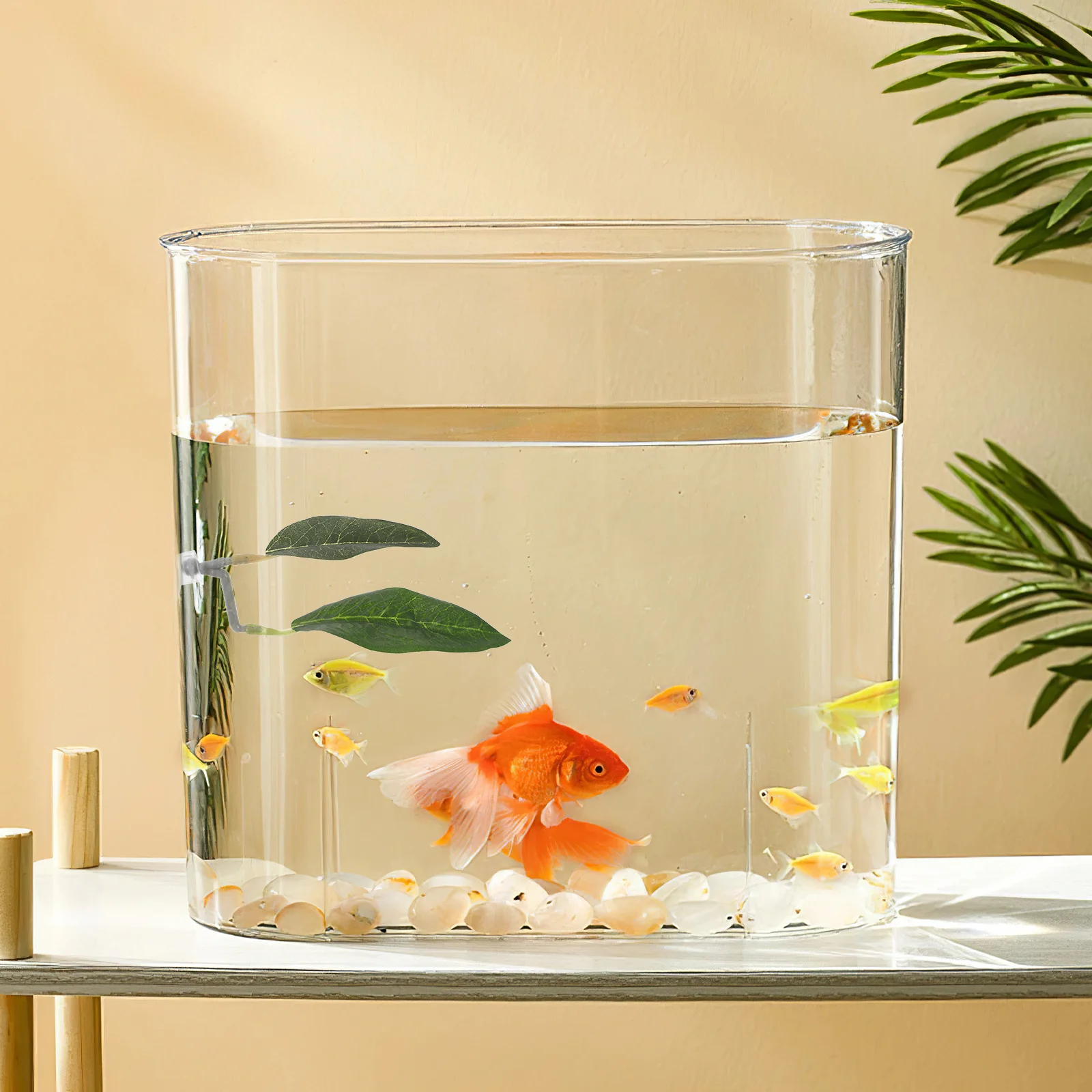 

Simulation Water Grass Leaf For Betta Fish Resting Spawning Nesting Pad Suction Cup Fish Tank Decor Aquarium Accessories