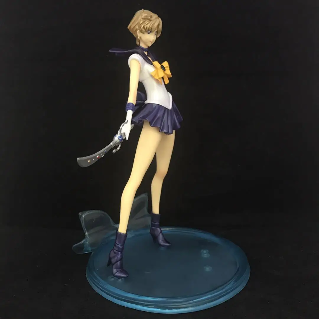 Anime Sailor Moon Crystal Sailor Uranus Tenoh Haruka PVC Action Figure Collectible Model Kids Toys Doll Gifts