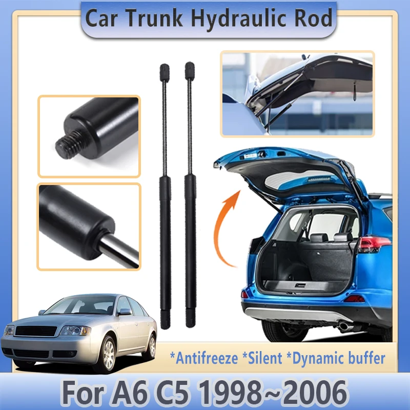 

For Audi A6 C5 4B Sedan 1998~2006 Accessories Car Trunk Hydraulic Rod Tailgate Supporting Strut Telescopic Shock Prop Spring Bar