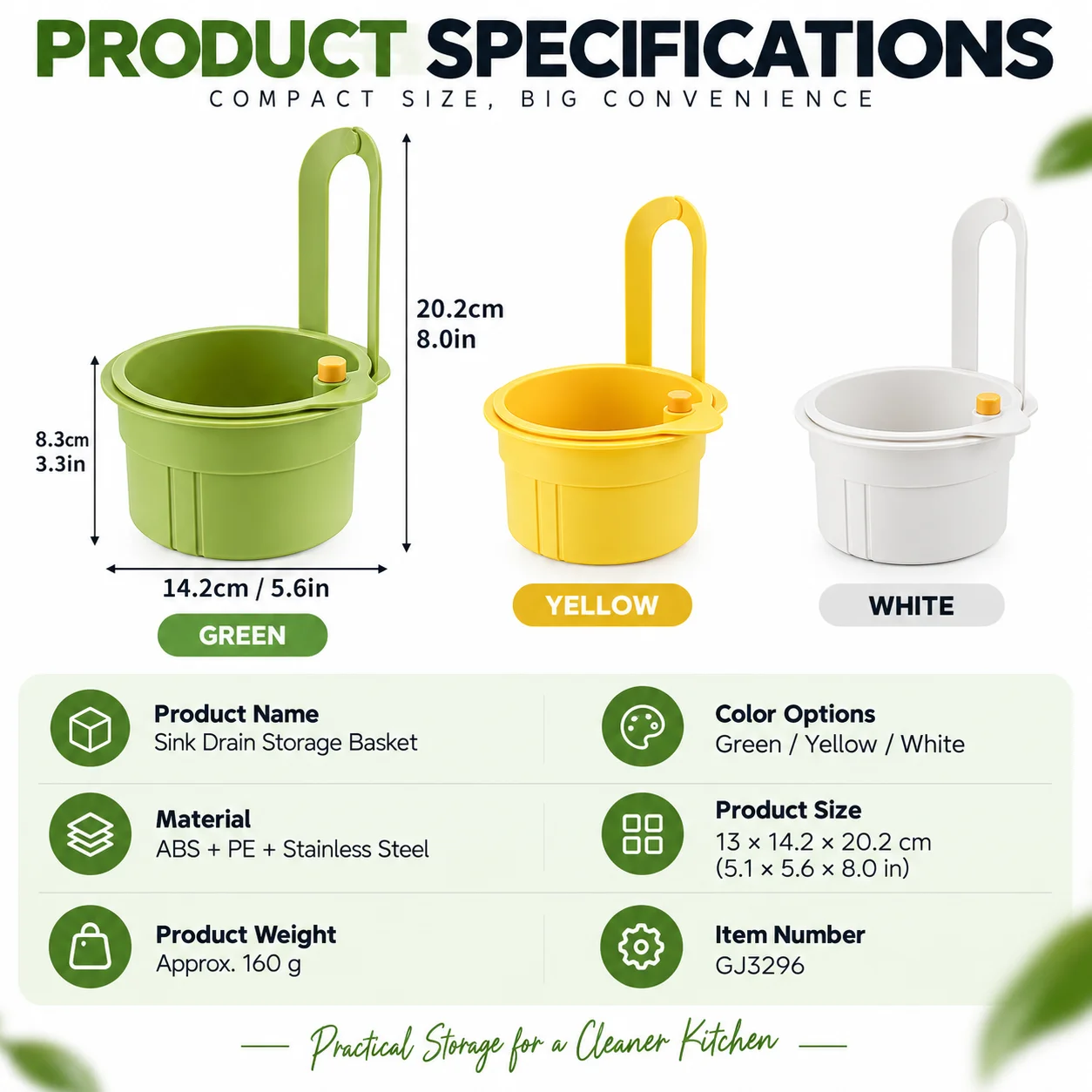 1/3 Stück grün, gelb, weiß, Kü – Commercial Kitchen Bin Bewertung und Preis