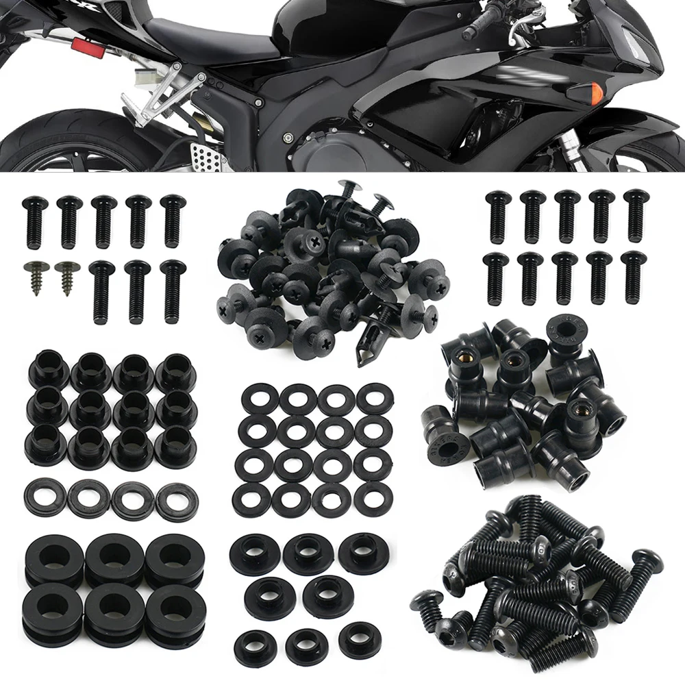 Motorcycle Bodywork Full Set Fairing Bolts Kit for Honda CBR1000RR 2006 2007 CBR 1000 RR Windscreen Screws Nuts Bolt Kit