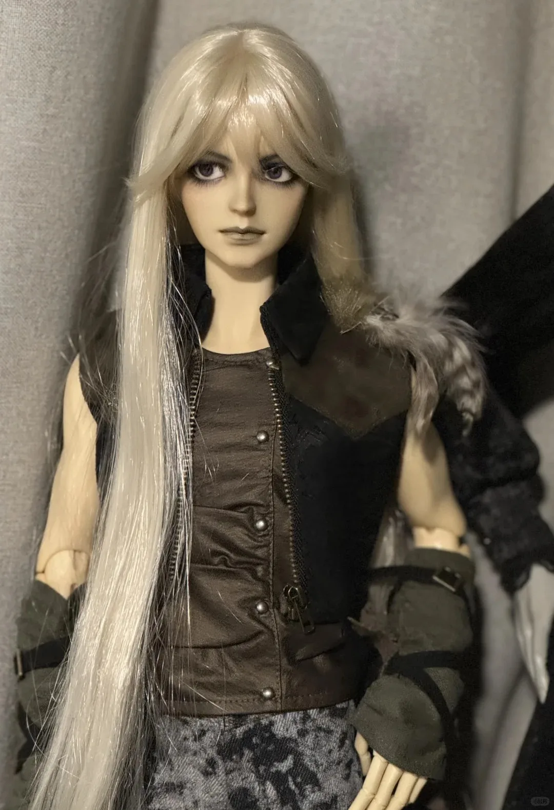 Neue Schlafende Augen Junge 65 cm Hijikata Toshizo 1/3 Punkte BJD Puppe SD Rabe männliche Baby bewegliche Gelenk Ball Baby hohe Geschenk Spot Make-Up