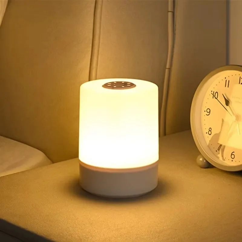 Rechargeable Touch Dimmable LED Night Lamp Desktop Reading Table Light Bedside Bedroom Home Decoration Lighting