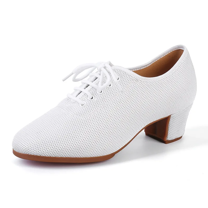 Women Dance Shoes Ballroom Latin Dance Shoes Lady Modern Tango Shoes Girl Dance Sneaker Jazz Shoes heeled 3.5/5cm