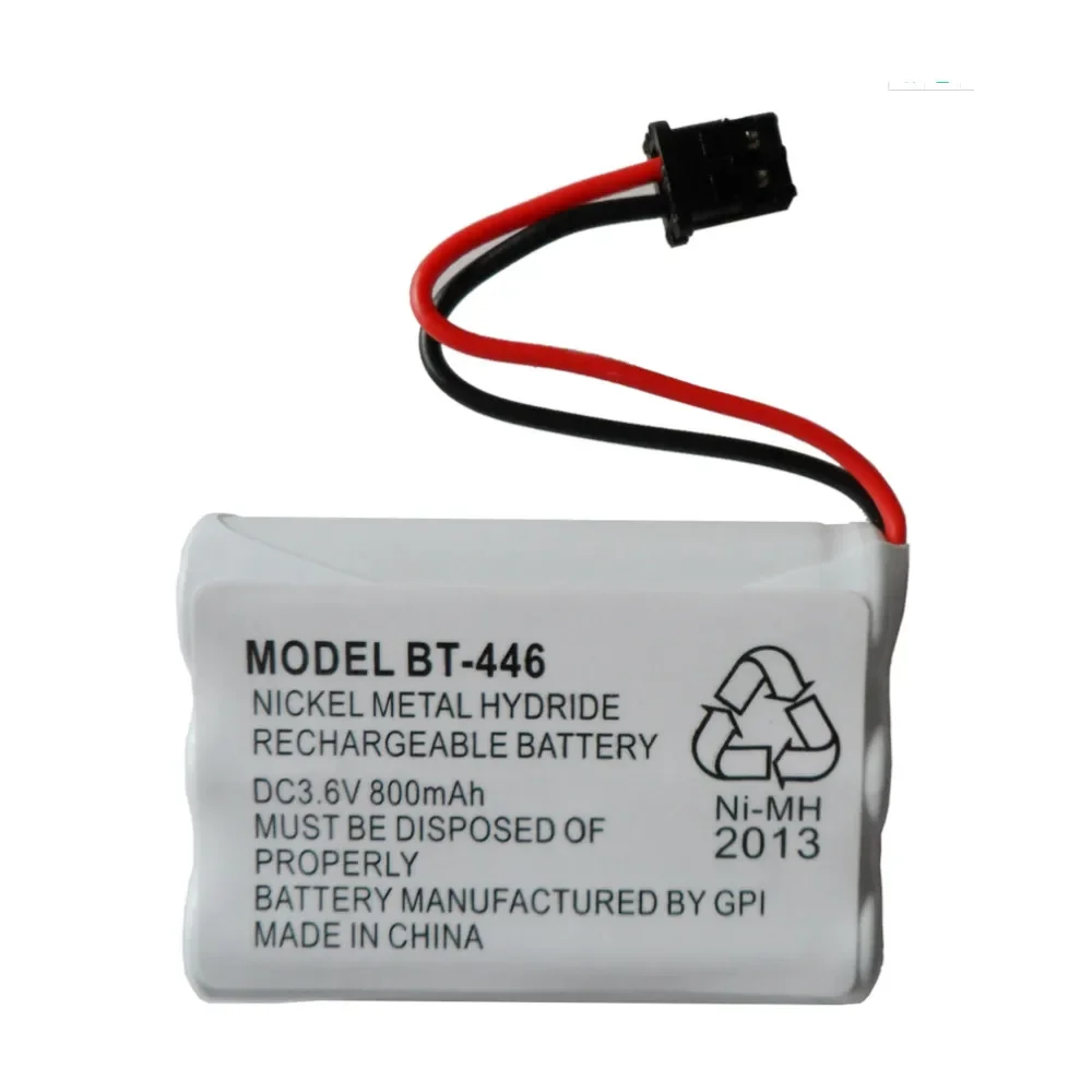 3.6V 800mAh Cordless Phone Battery for Uniden BT-446 BP-446 BT-1005 ER-P512