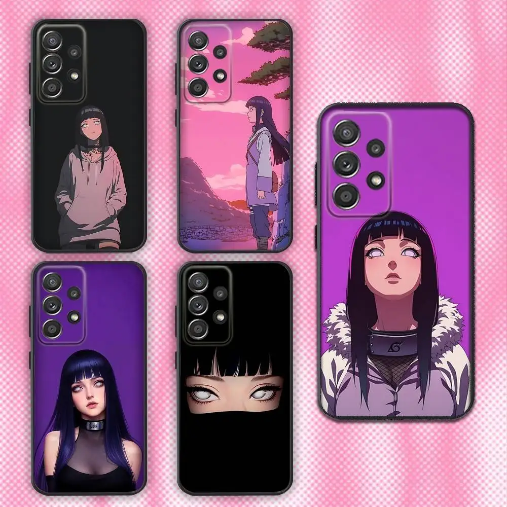 

H-Hinata Anime H-Hyuga Phone Case For Samsung Galaxy A13,A21s,A22,A31,A32,A52,A53,A71,A80,Soft Black Shell