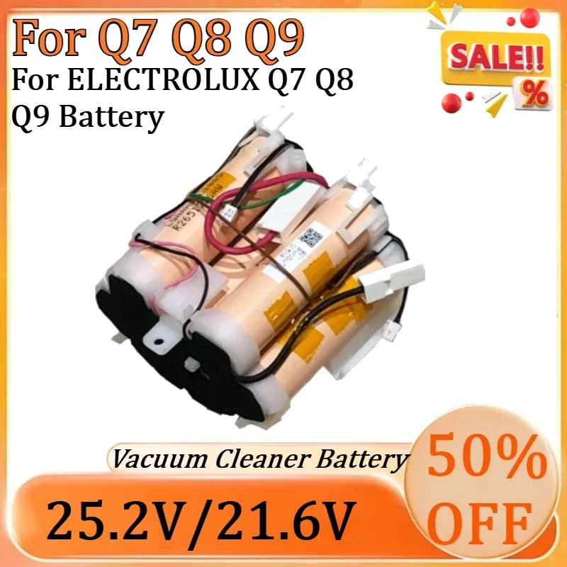 SWZY New High-Quality Vacuum Cleaner Battery for ELECTROLUX Q7 Q8 Q9 Battery Pack Accessories & Parts