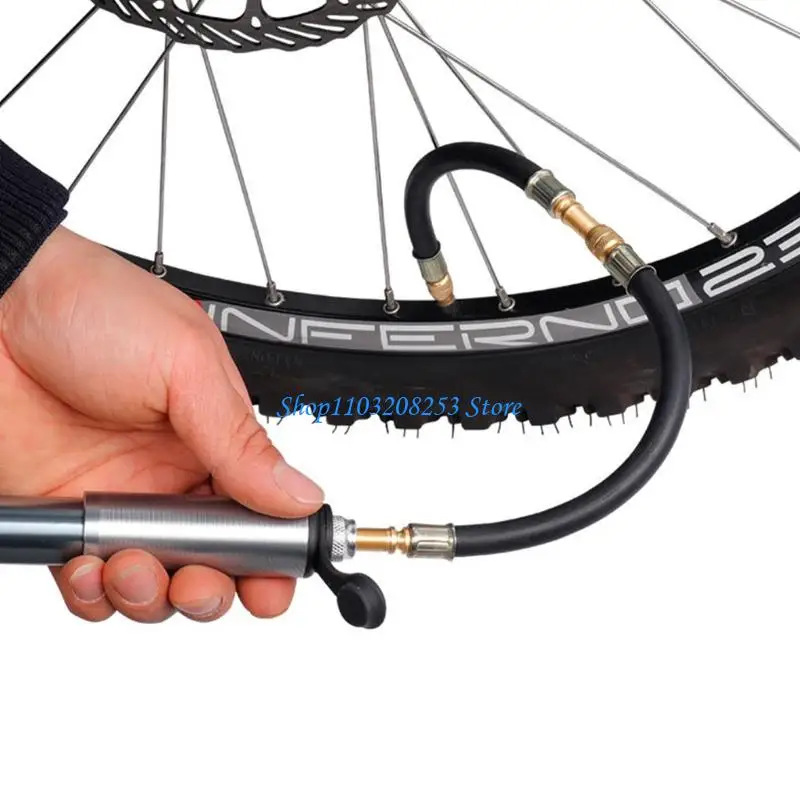 R6FA Universal 110mm-200mm صمامات الإطارات موسع محول المطاط مرنة خرطوم مناسبة لدراجات دراجة نارية تستخدم عجلة الدراجات العجلة