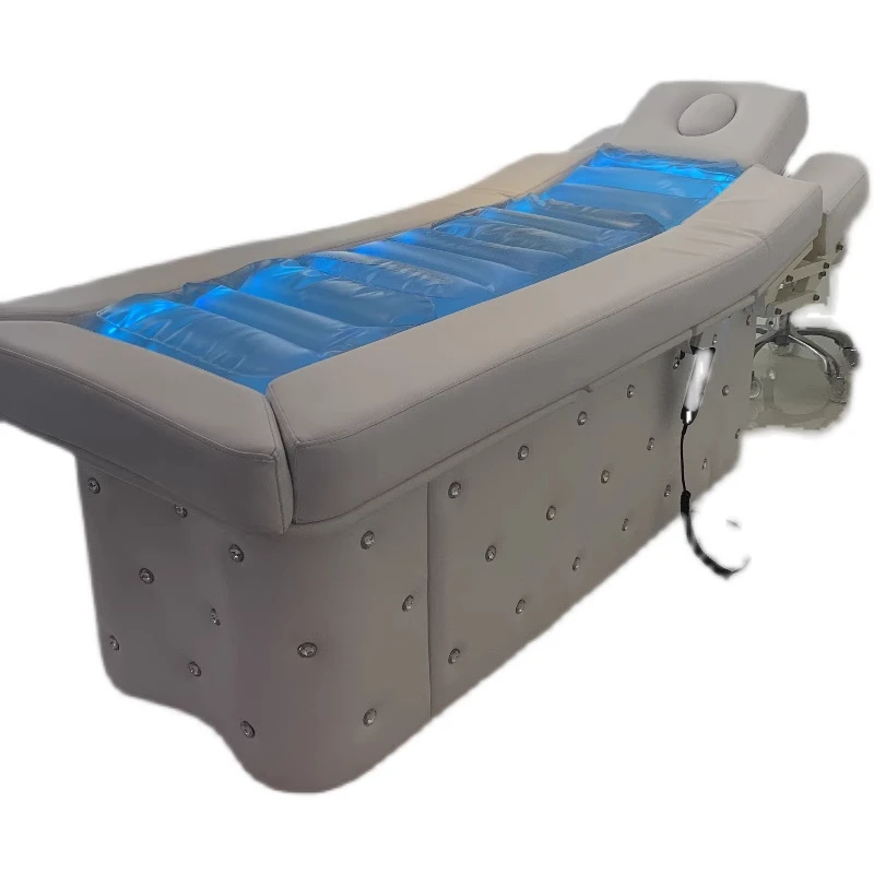 

High-end spa bed Lift up and bend knees Full body physiotherapy club Massage Electric beauty bed Lift heating