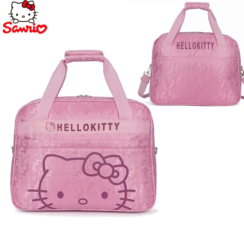 

Горячие продажи: Дорожные сумки Sanrio Hello Kitty, вместительные сумки-мессенджеры, багажные сумки для женщин, рюкзаки для авиаперелетов, сумки через плечо