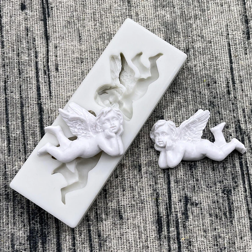 Angel Baby Silicone Mold Fondant Chocolate Sugarcraft Mold Cake Decorating Tools Baking Accessories