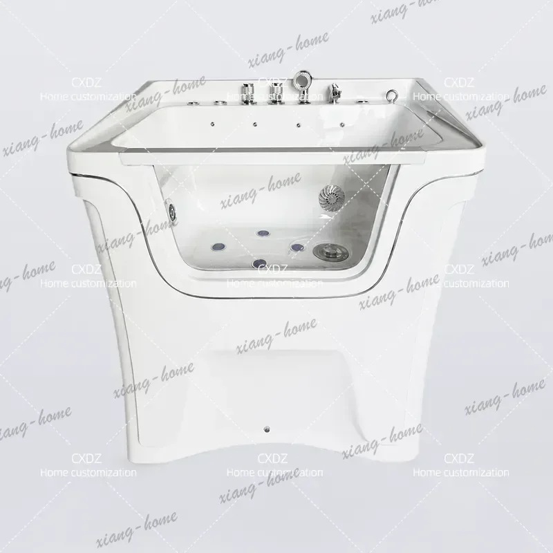 FG Pet SPA Bathtub Machine for Dogs and Cats Bubble Bath Basin Large and Small Dog Beauty Bathing Tub with Bubble Function