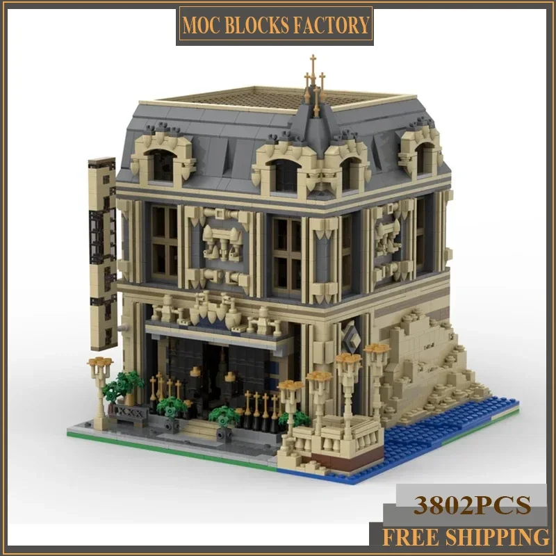 

Moc Building Blocks Street View Model 10253 Big Ben Building Technical Bricks DIY Assembly Famous Toys For Childr Holiday Gifts