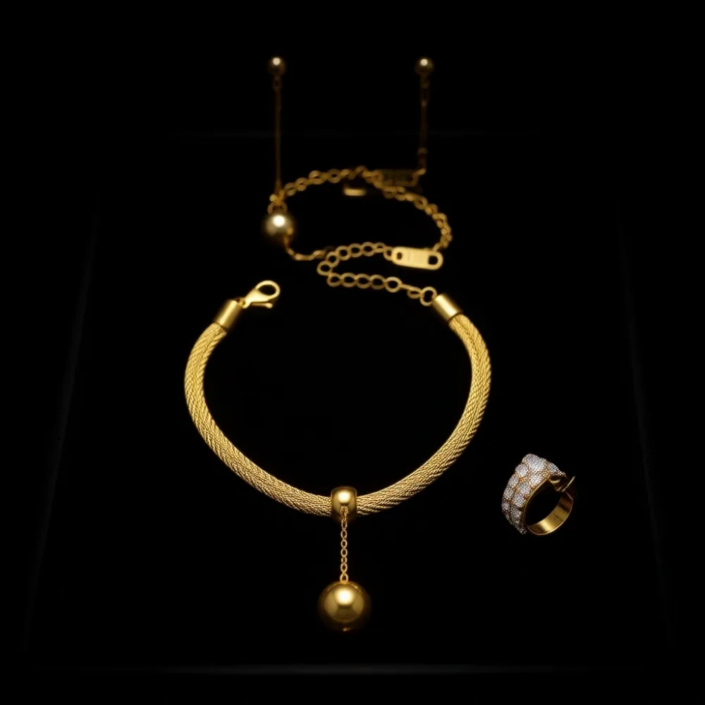 

Набор украшений с бирюзовыми хрустальными бусинами и кисточками: ожерелье, браслет, серьги, подарочная коробка для нее