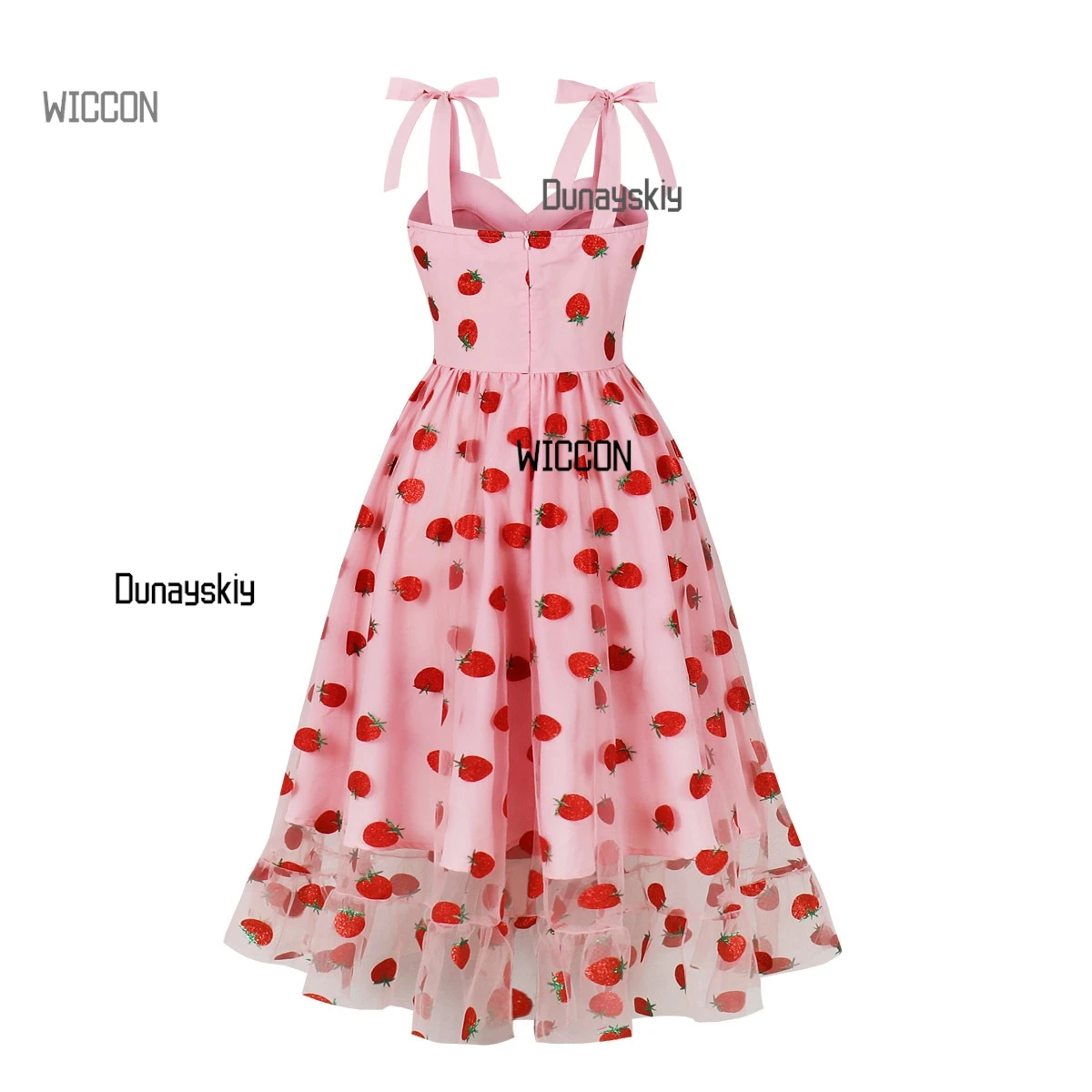 Natale fragola stampa vita maglia dimagrante vestito Lolita estate Anime Jirai Kei kawaii spiaggia quotidiana festa di Halloween cosplay