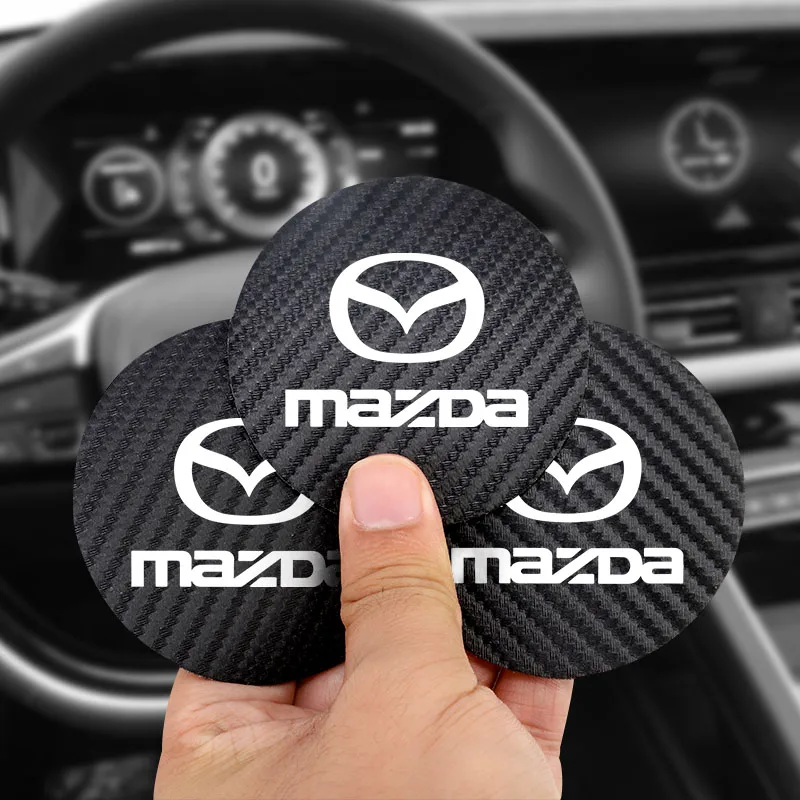 

2 шт. автомобильные подставки для чашек с водой, водонепроницаемые накладки на слоты для Mazda 2 3 6 CX5 CX3 CX-60 MX3 MX30 CX9 MX5 RX8 Axela Demio Atenza CX30