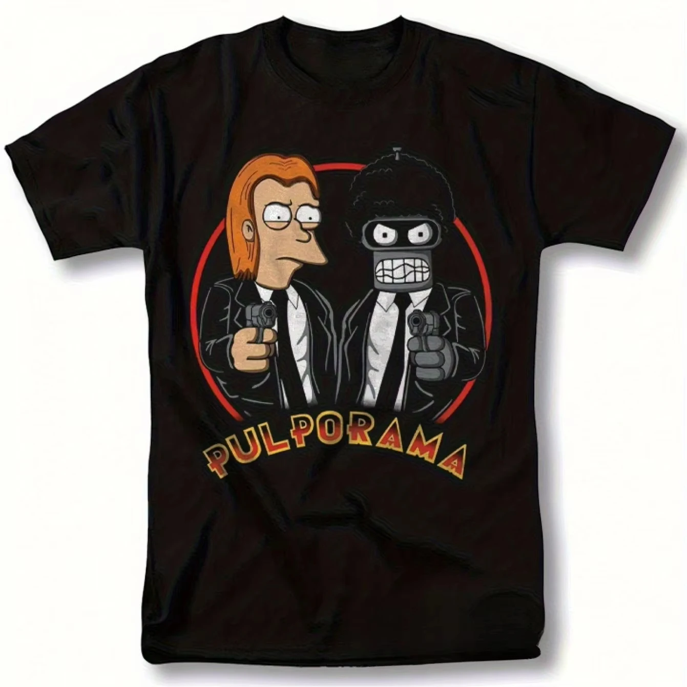 Poster Men Fashion - Erkekler için Pulp Fiction ve Futurama