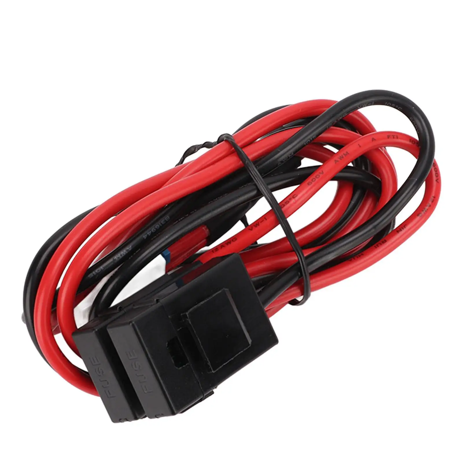 راديو المحمول سلك الطاقة ارتفاع درجة الحرارة مقاومة الثقيلة راديو السيارة كابل الطاقة 33.5in عزل طويل ل yaesu FT-450 FT-991 #6