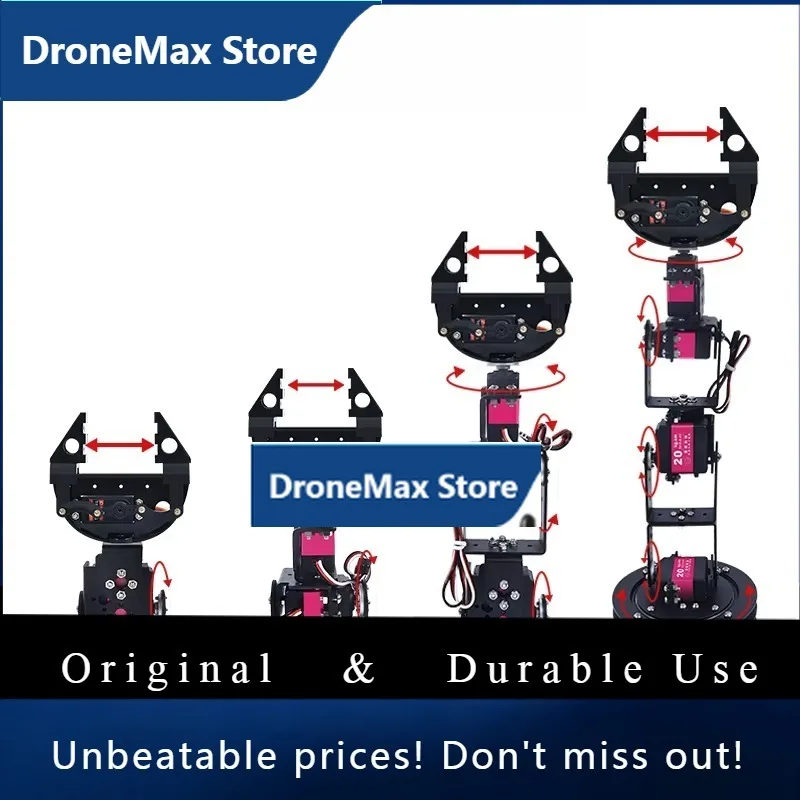 DroMa2/3/4/6 Multi-degree-of-freedom Robot Arm Servo Parallel Gripper Claw Stm32 Open Source Robotics Intelligent Cart Gripper