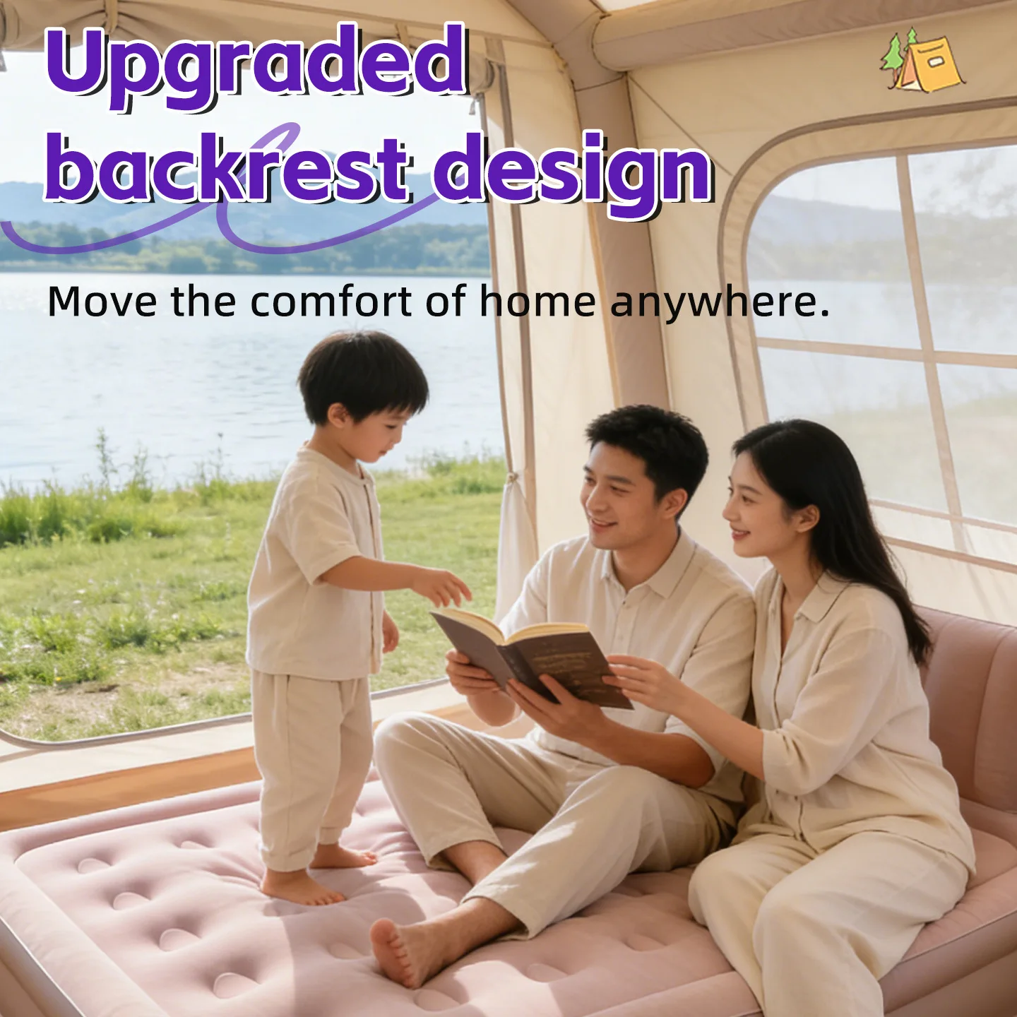 Fully Automatic One-Click Inflatable Mattress For Home Bedroom Outdoor Camping Tent Moisture-Proof Lightweight Thick Air Mattres