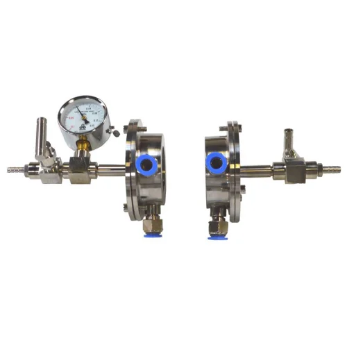 Water Cold Sealing Flange for 3" Dia. Processing Tube  - EQ-FG-76WC