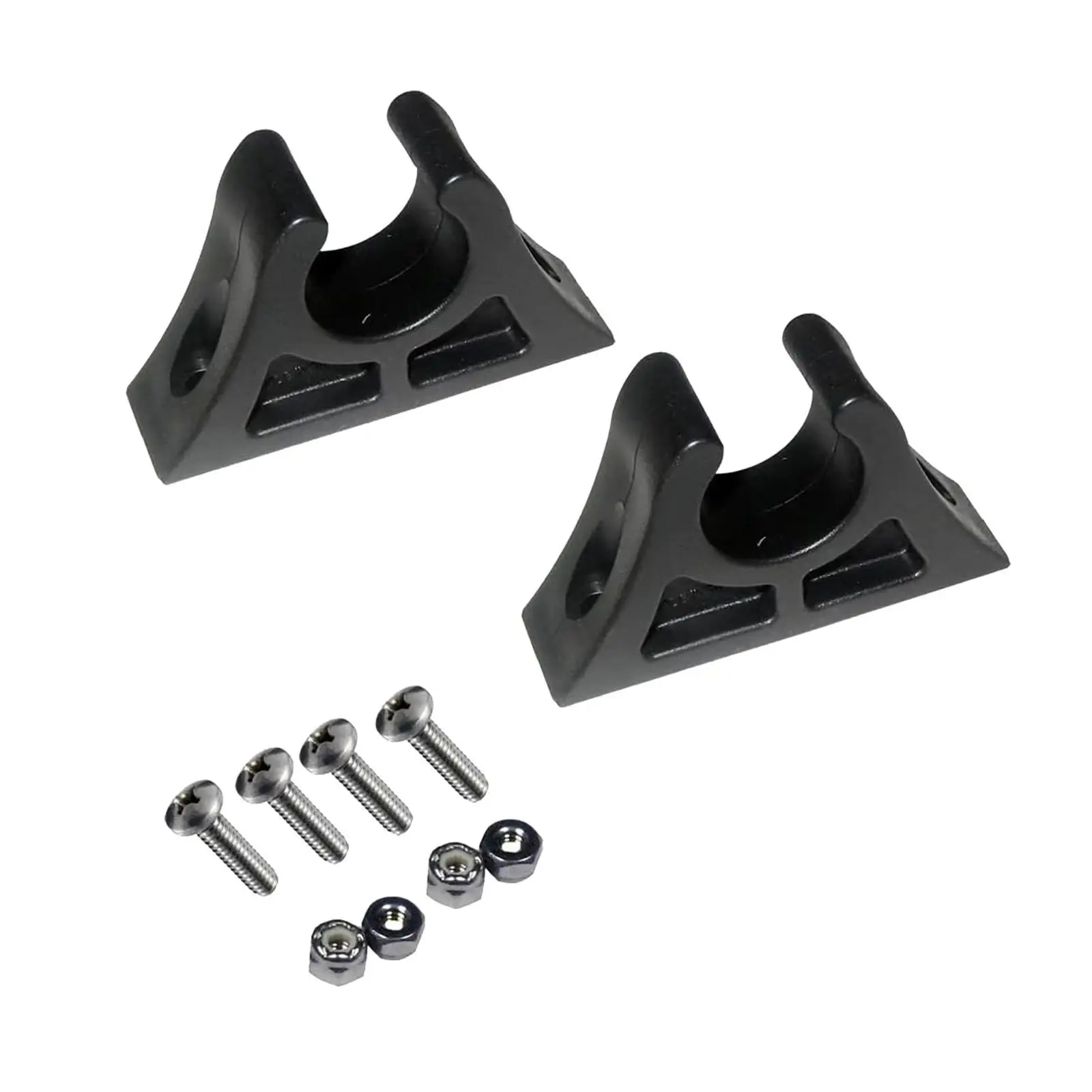 حامل مجداف قارب قابل للنفخ، مشبك معدني بلاستيكي خفيف الوزن لملحقات قوارب الصيد وقوارب الكاياك