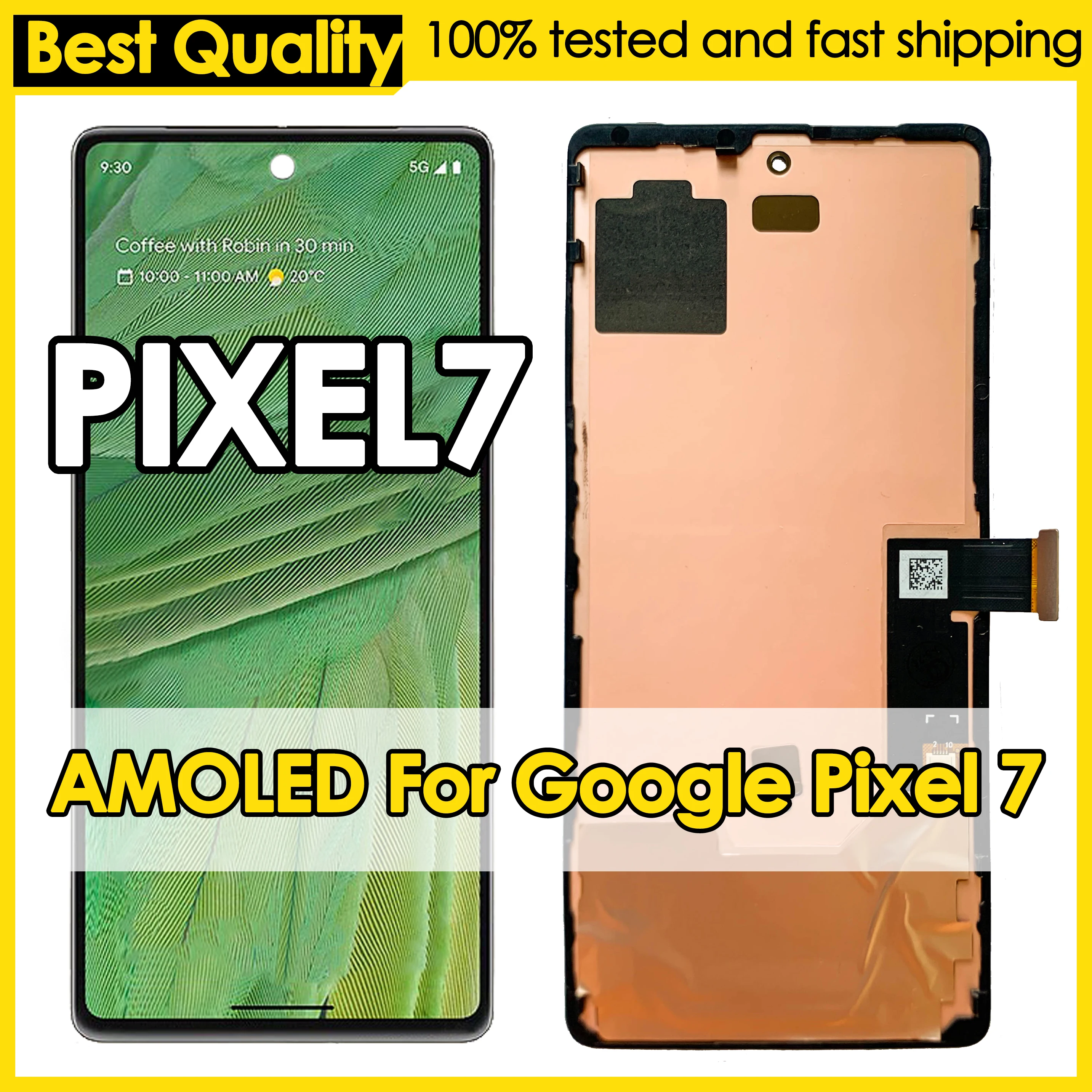 AMOLED For Google Pixel 7 LCD Display GVU6C, GQML3, GO3Z5 Digitizer Assembly Touch Screen Replacement Repair Wholesale