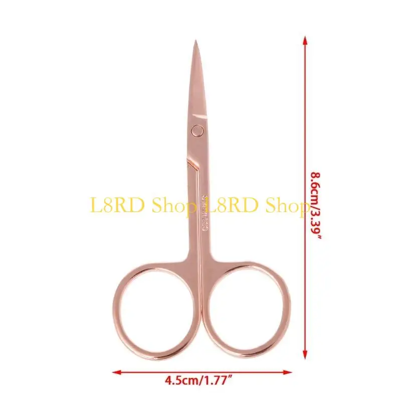 L8rd الفولاذ المقاوم للصدأ مكياج الحاجب رموش مزيل القاطع مقص مقص