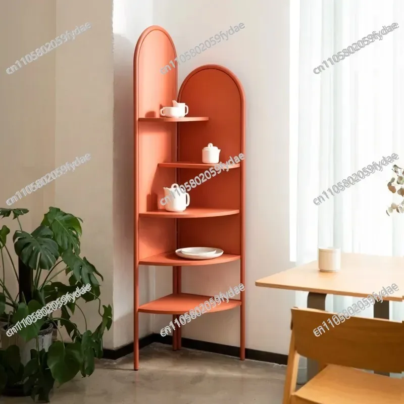 Creative Design Matsutake Corner Cabinet Nordic Light Luxury Bedroom Living Room Wall Corner Storage Cabinet Shelf Bookshelf