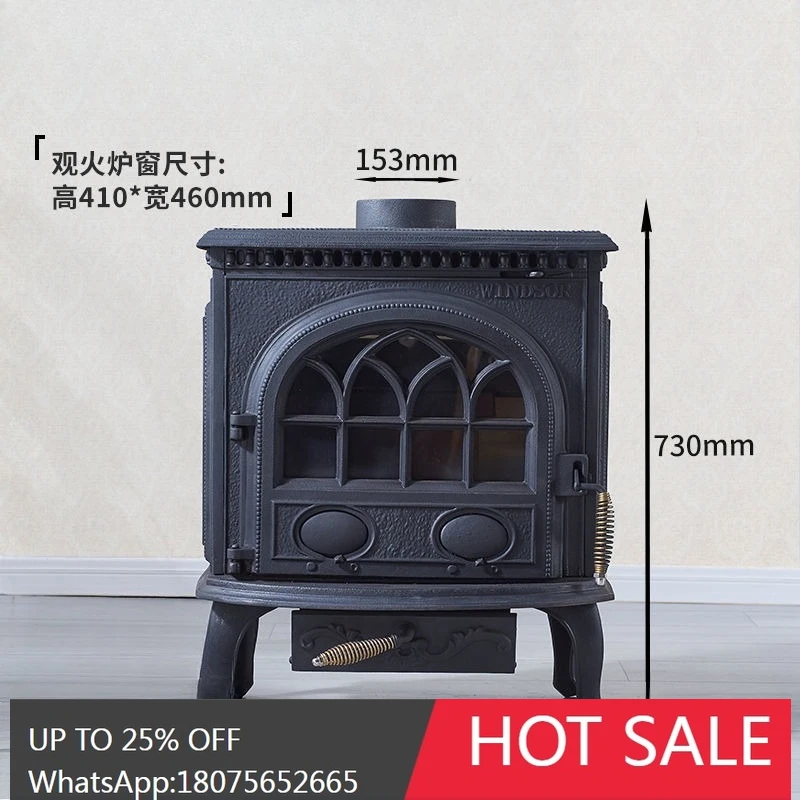 

SGF Fireplace Household Wood Heating Stove Living Room Decoration European Style Heating Stove