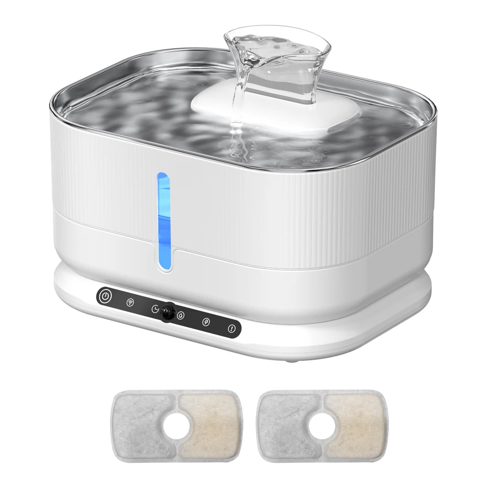 Cordless Rechargeable Cat Water Fountain 3.5L