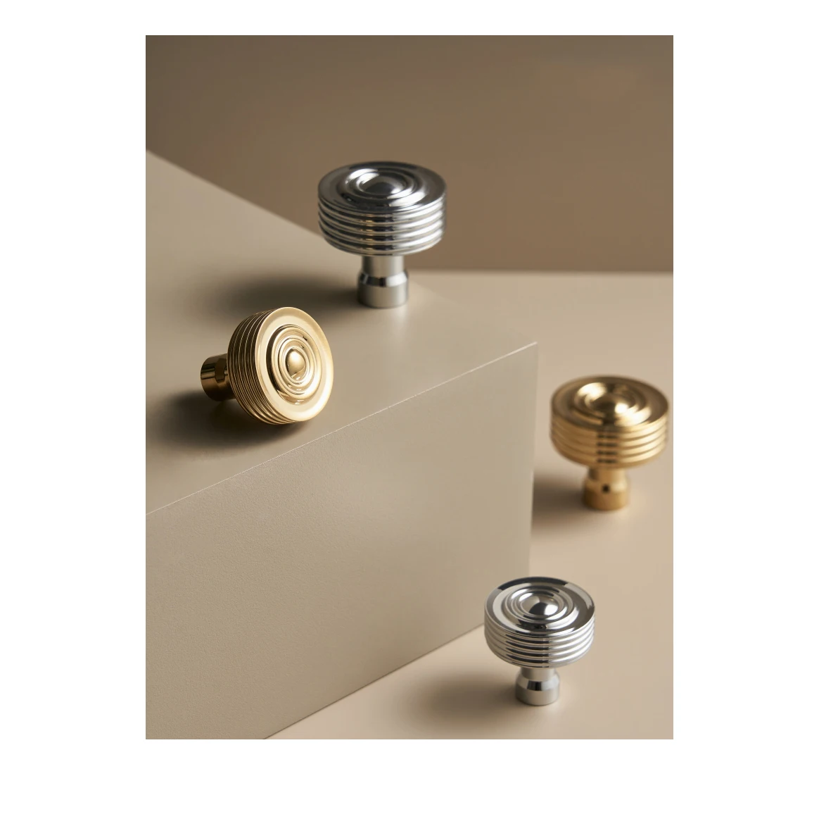 Beicai Solid Brass French Luxury Bright Gold Chromium Furniture Cabinets Wardrobes Drawers Cabinet Doors Knobs Handle