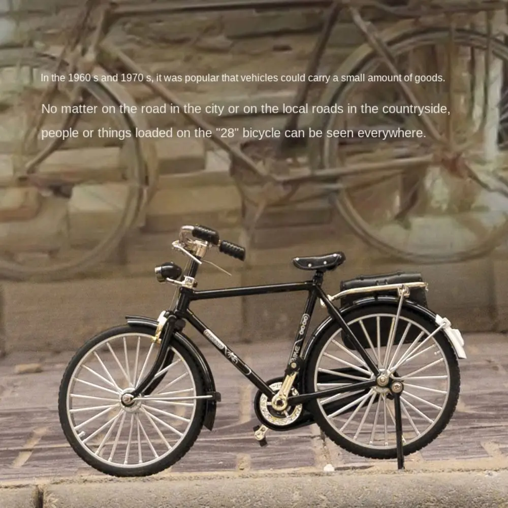 Miniatur Metalldruckguss Miniatur Figur Fingerspielzeug Mini Fahrrad Simulation Fahrräder Fahrrad Modell Retro Fahrrad