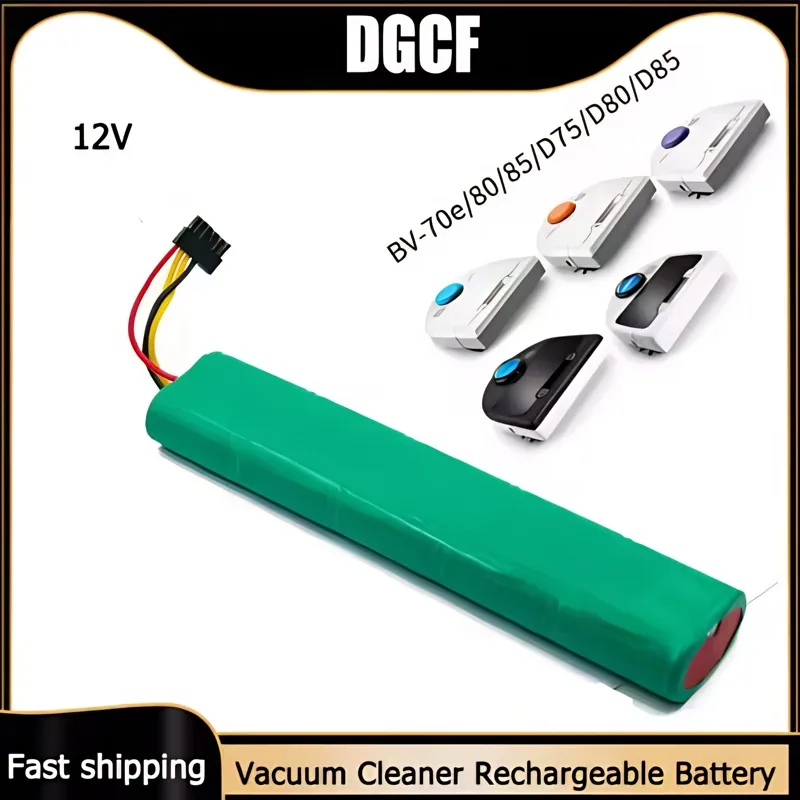 2026 12800mAh Battery For Neato Botvac 70e 75 D75 80 85 D85 Vacuum Cleaners Rechargeable Batteries 12V Ni-MH Battery 6000mAh