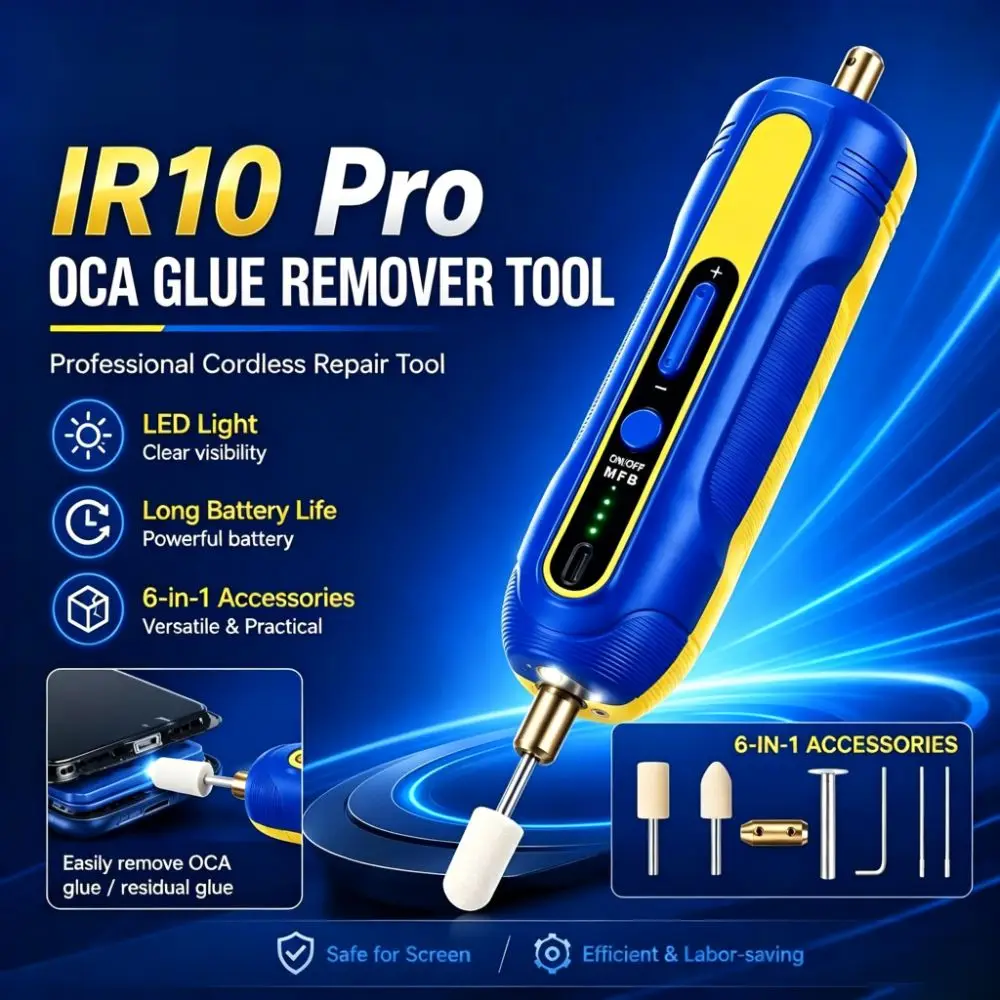 Electric Tool Electric Glue Remover LED Display Split Design Glue Removal Pen Remover Tool Green Dust