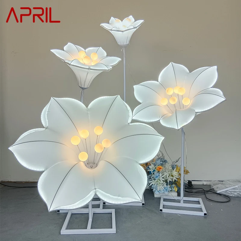 APRIL Modern Morning Glory Wedding Lights Festive AtmosphereLED Light for Party Stage Road Lead Background Decoration