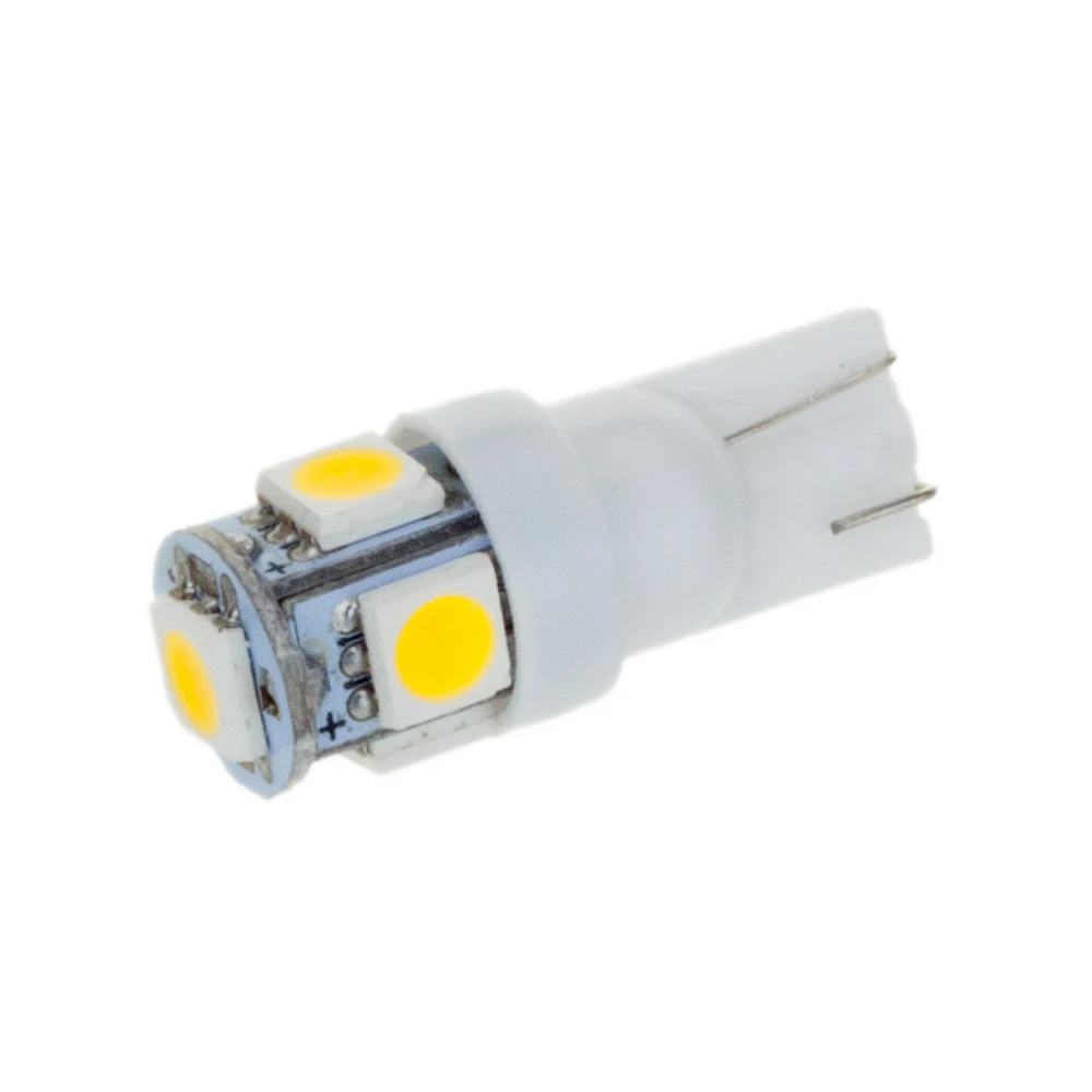 Car T10 5SMD 5050 LED car Light W5W T10 5led 194 W5W 168 Wedge Door Instrument Side Bulb Lamp
