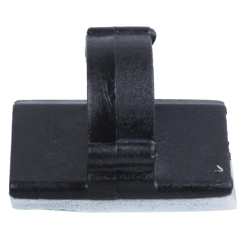 AB46-100Pcs لاصق مقاطع كابلات السيارة كابل اللفاف قطرة سلك التعادل المثبت حامل الحبل المنظم إدارة مكتب رباط للكابل المشابك