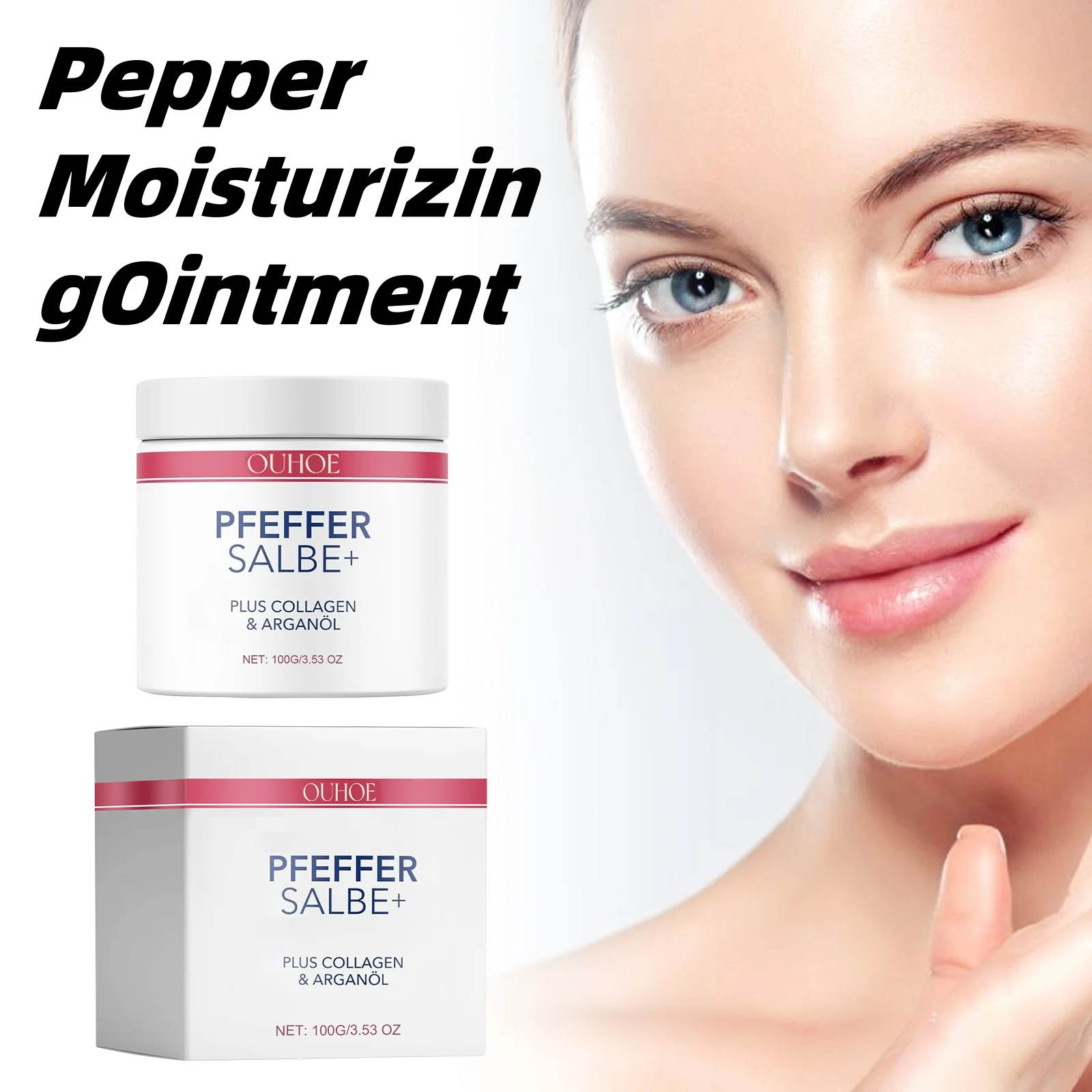 Pepper Facial Moisturizing Ointment Reduce Wrinkles Brighten Firm Smooth Skin Refreshing Mild Non Irritating Care Face Cream