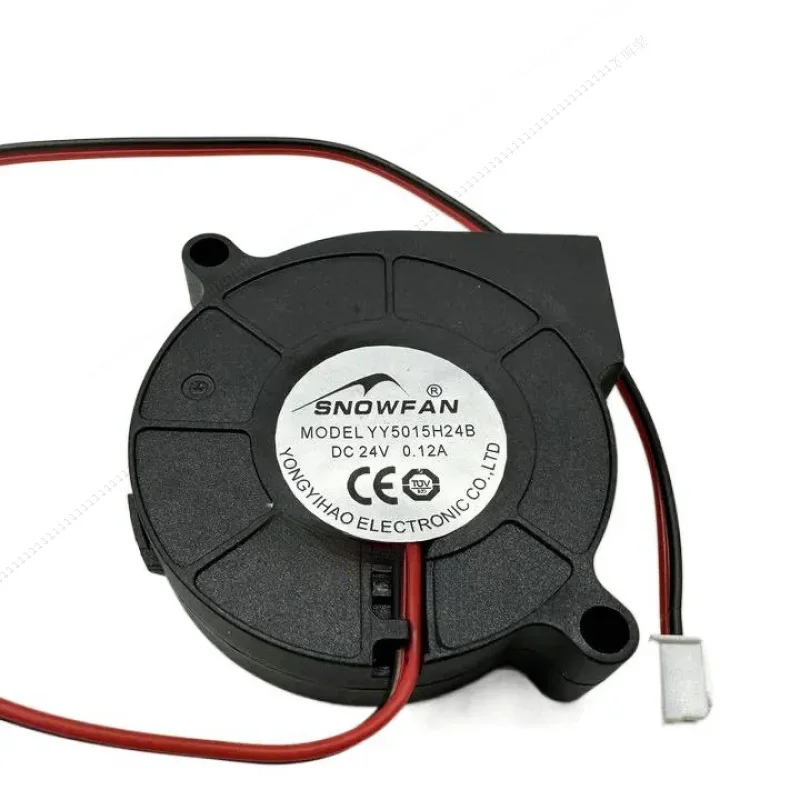 

W SNOWFAN YY5015H24B DC 24V 0.12A 50x50x15mm 2-Wire Cooling Fan