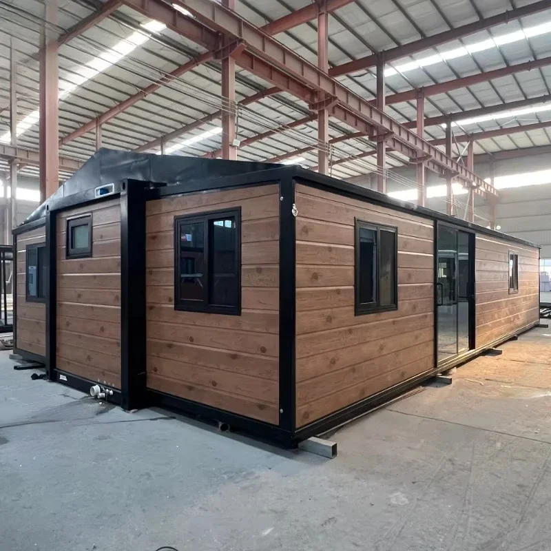 Draagbare geprefabriceerde luxe modulaire huizen 20ft 40ft uitbreidbare container Goedkope 1 2 3 4 slaapkamers kleine huizen