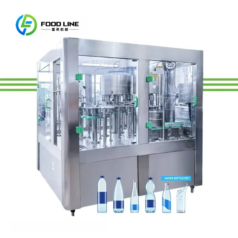 customized mineral water bottling equipment plastic bottle filler compact bottling station for small beverage industrial plant